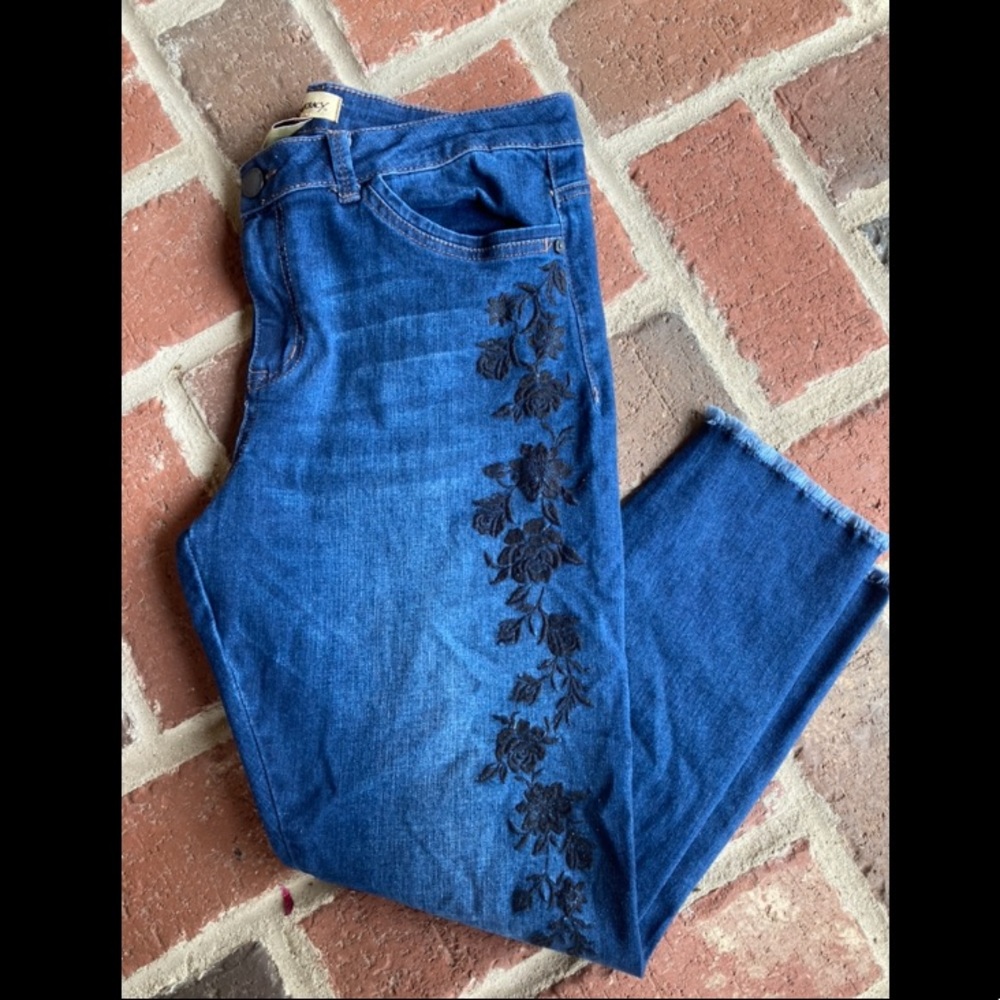 Democracy Jeans with Floral Detail